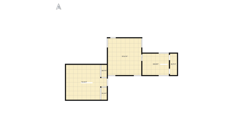 metalic house floor plan 69.7