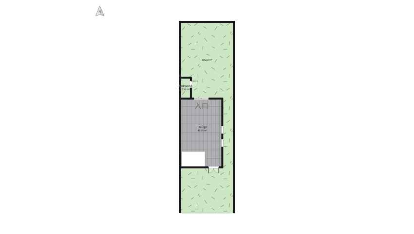 Casa 3 andares floor plan 369.76