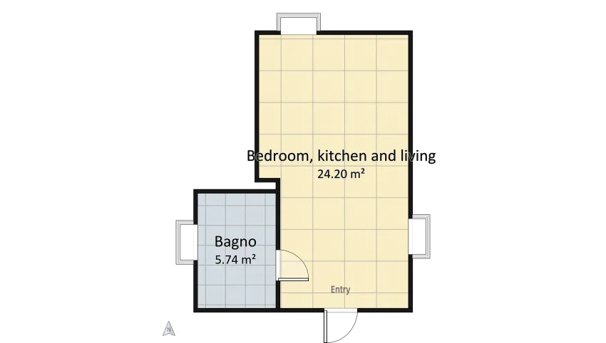 Mini loft floor plan 29.94
