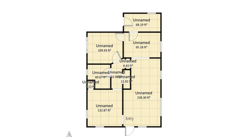 Allison - Idaho Cottage floor plan 69.64