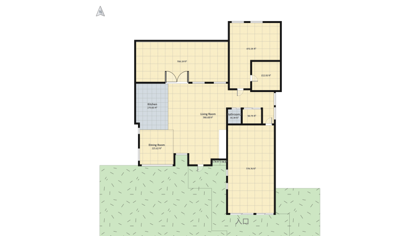 modern lake house floor plan 2517.84