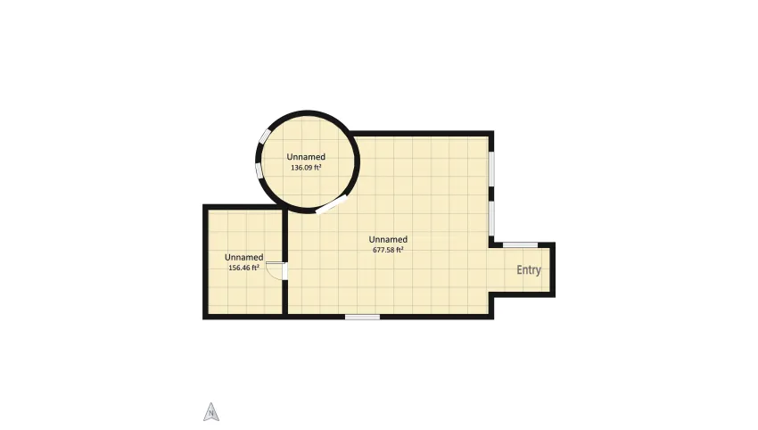 Bohemian Apartment floor plan 90.13