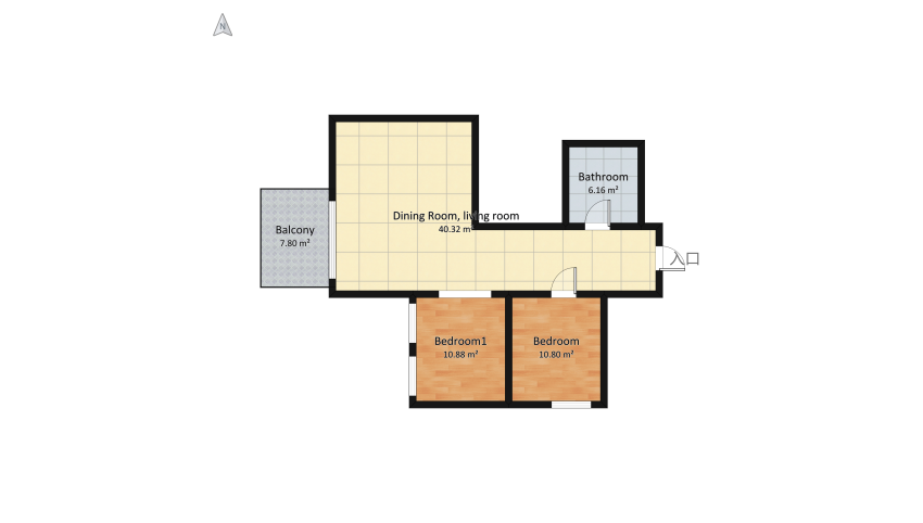 House MY and Zofi floor plan 85.11