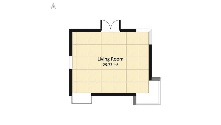 Living Room floor plan 32.43