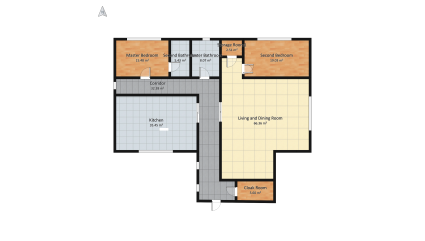 House Project 2 floor plan 211.05