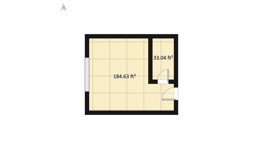 Quarto triplo floor plan 23.44