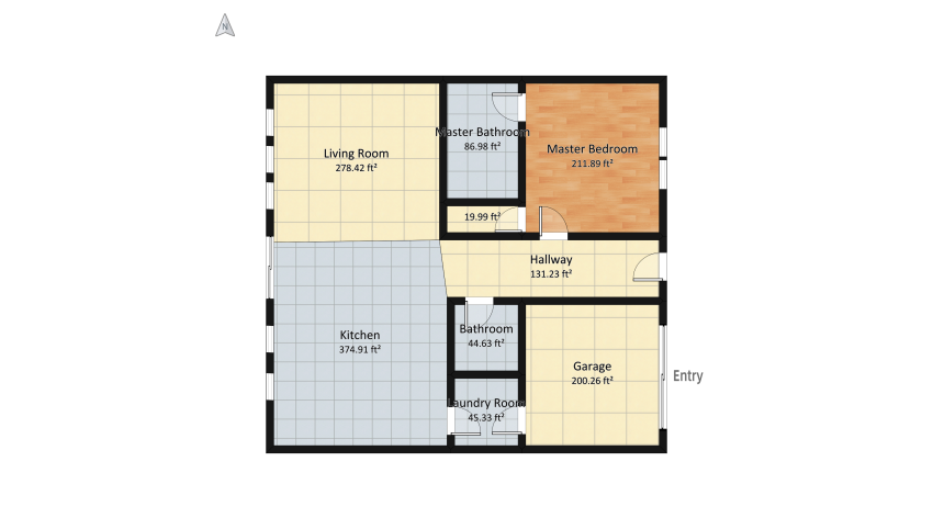 cozy quiet home floor plan 143.83
