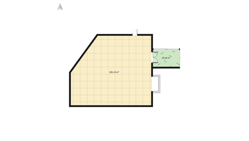 The ugliest Loft turned into a lovely one floor plan 120.6