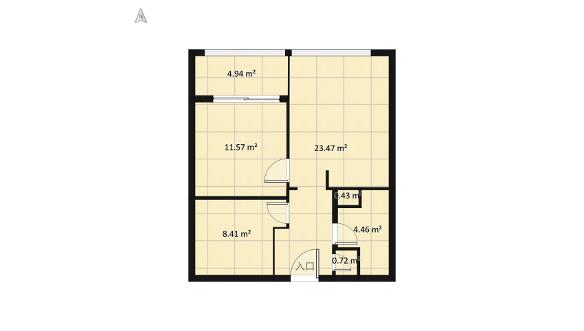 unnamed floor plan 60.8