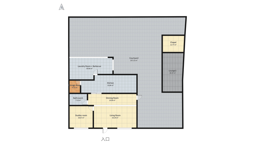 Casa da Peppa floor plan 828.75