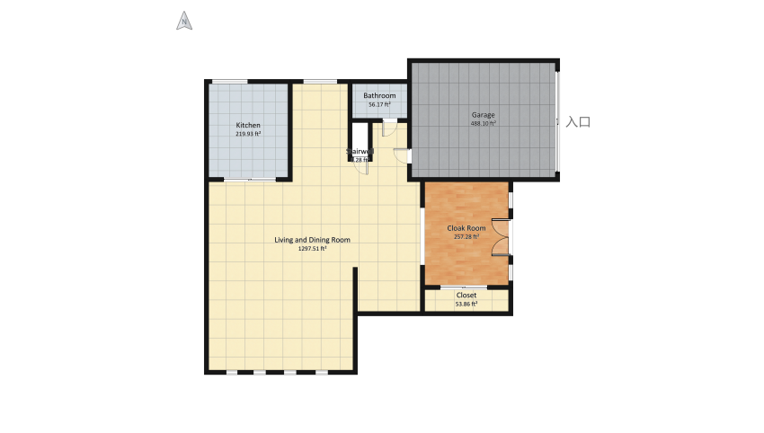 Sabrina's House floor plan 692.17
