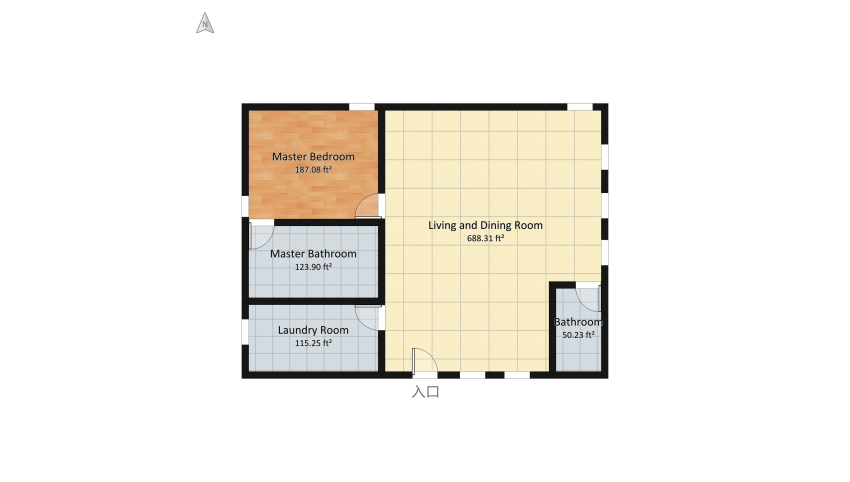 【System Auto-save】Apartment floor plan 118.98