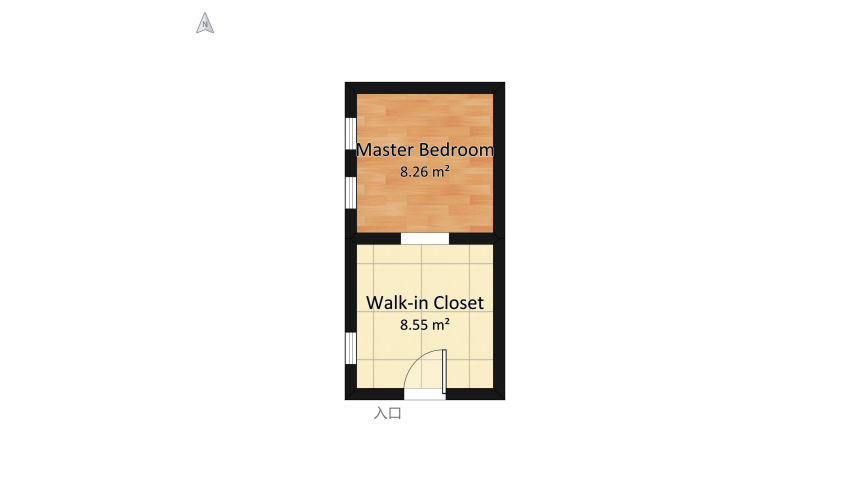 Master Bedroom floor plan 40.28
