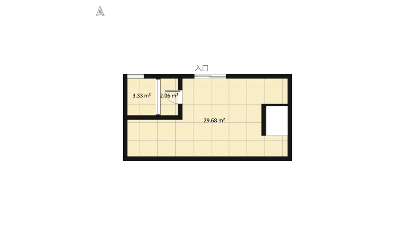Cozy house floor plan 85.21