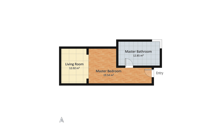 Luxury Bedroom Hotel Style Barroco floor plan 44.41