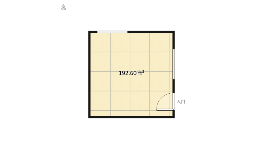 Little Boy's Bedroom floor plan 18.77