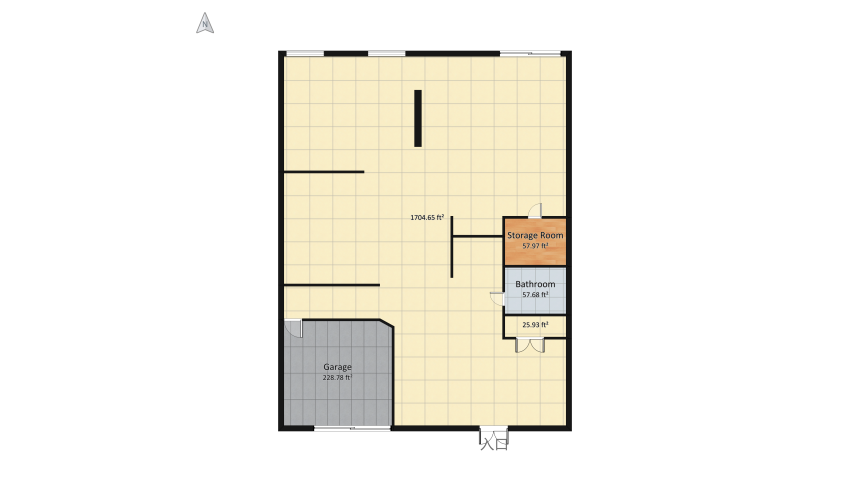 Home floor plan 203.44