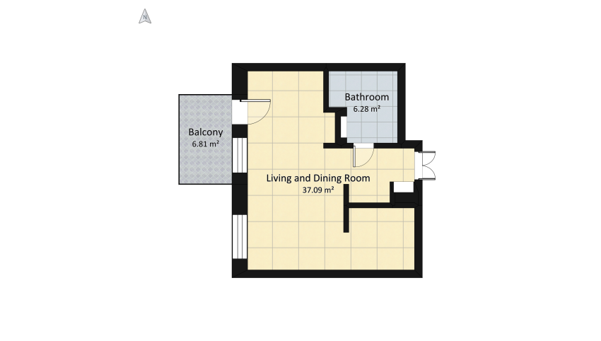 mediterranean inspired apartment floor plan 59.47