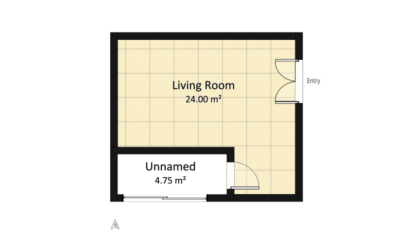 Basement  Cozy floor plan 58.74
