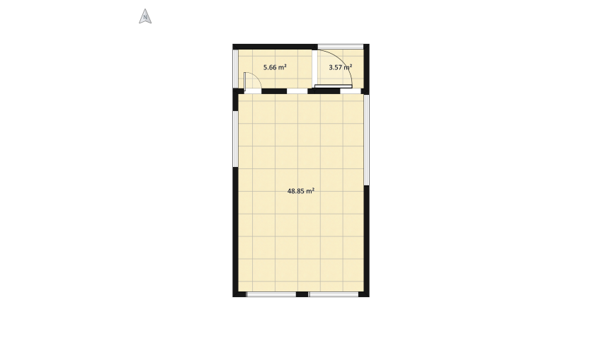 Loft floor plan 63.81