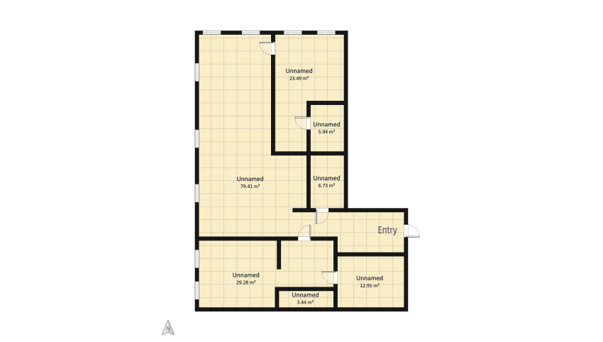 Apartment floor plan 161.26