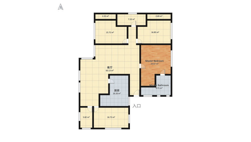 Casita floor plan 205.5