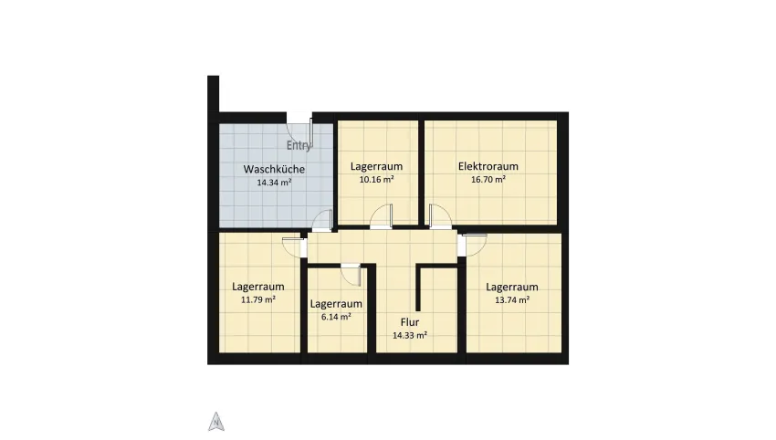 Room 2- Bold Colors and Geometry floor plan 297.78