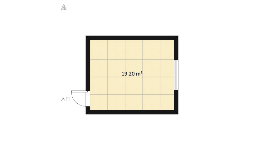 Guest room floor plan 21.37
