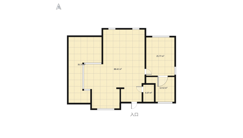 House in the suburbs floor plan 182.21