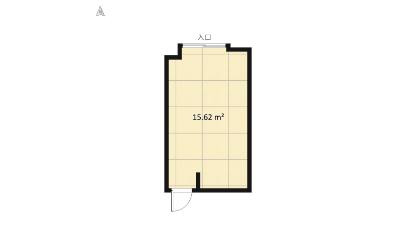American Classic styled bedroom floor plan 16.98