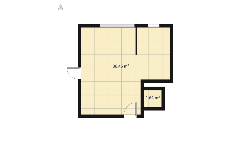 Casa Cavalieri floor plan 42.17