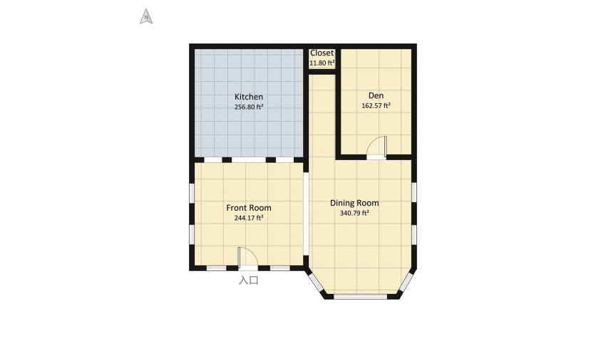 First House floor plan 204.96