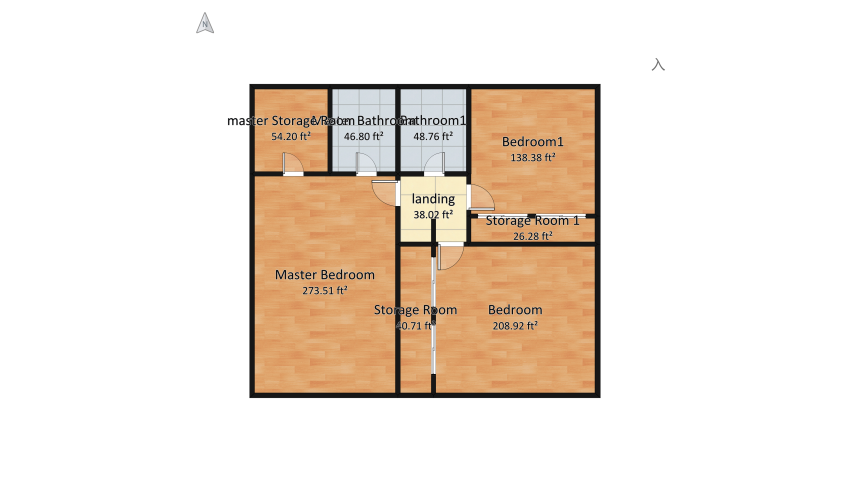 13800 Leighfield st GW Rafters floor plan 284.27
