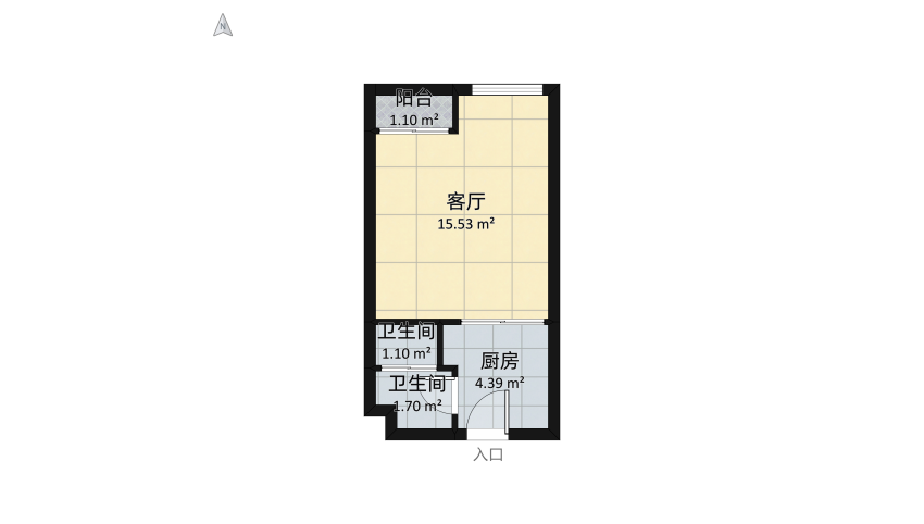 condo  floor plan 27.61