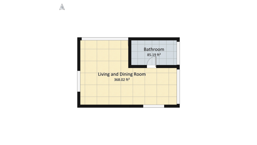 Luxury Cabin floor plan 46.88