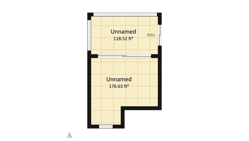 Gamer Style Boy Bedroom floor plan 27.43