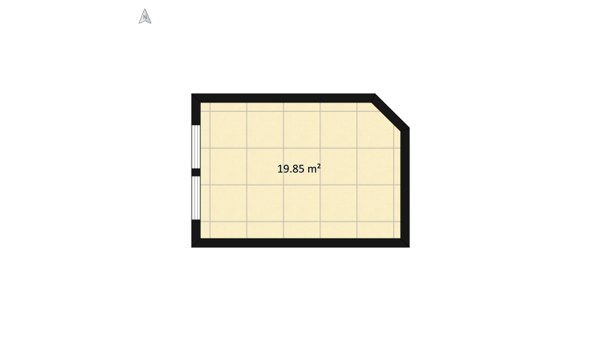 Modern Bohemian livingroom floor plan 22.05