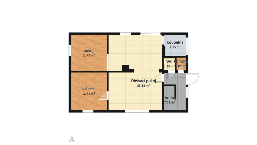 Nové Dvory floor plan 151.86