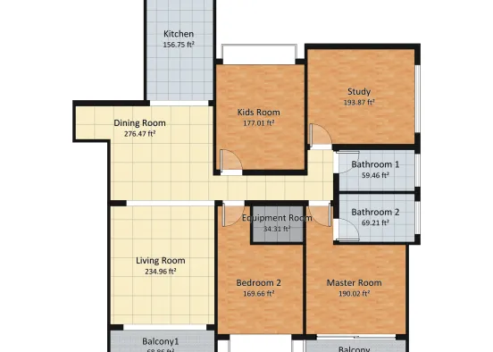 # Stunning Modular Space Визуализация дизайна