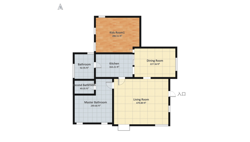Family home floor plan 196.85