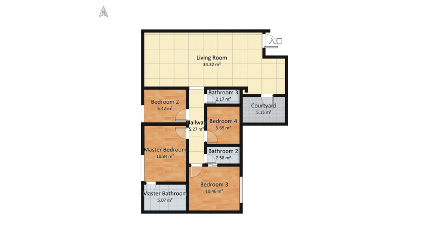 New Home GHR floor plan 100.46
