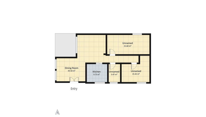 apartment floor plan 95.73