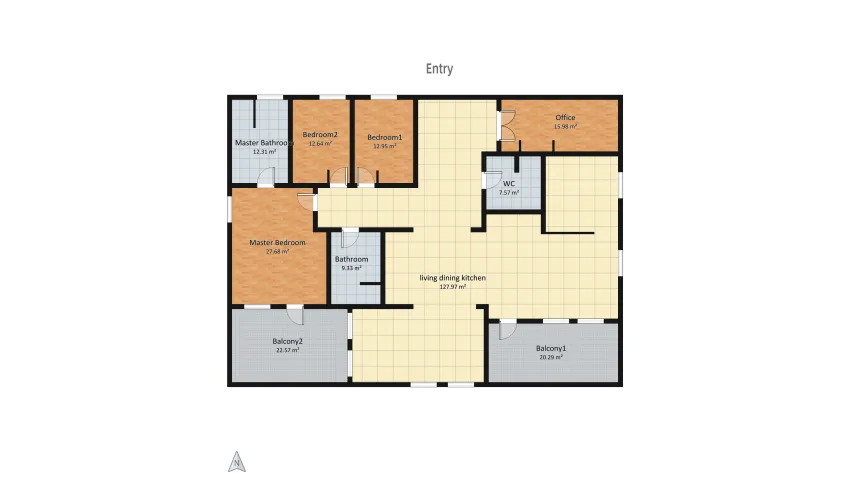 A normal family floor plan 269.29