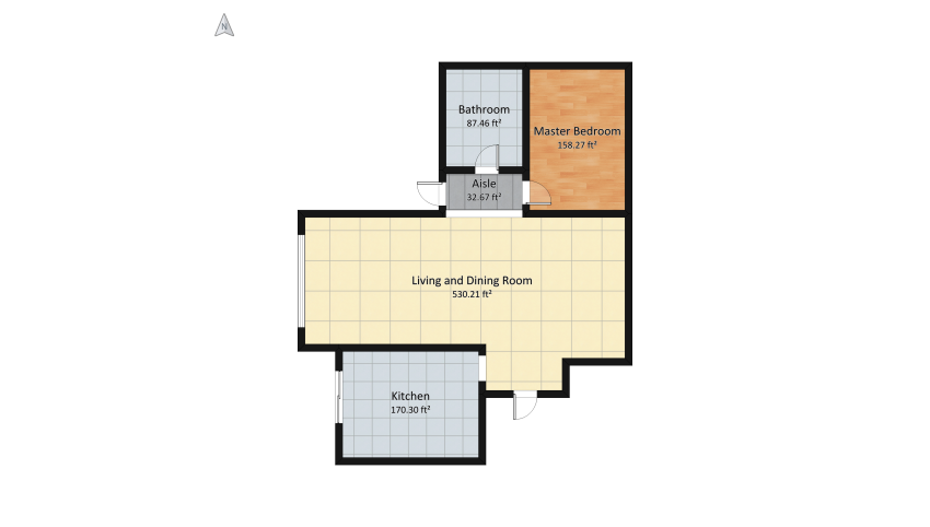 Blue housee floor plan 101.22