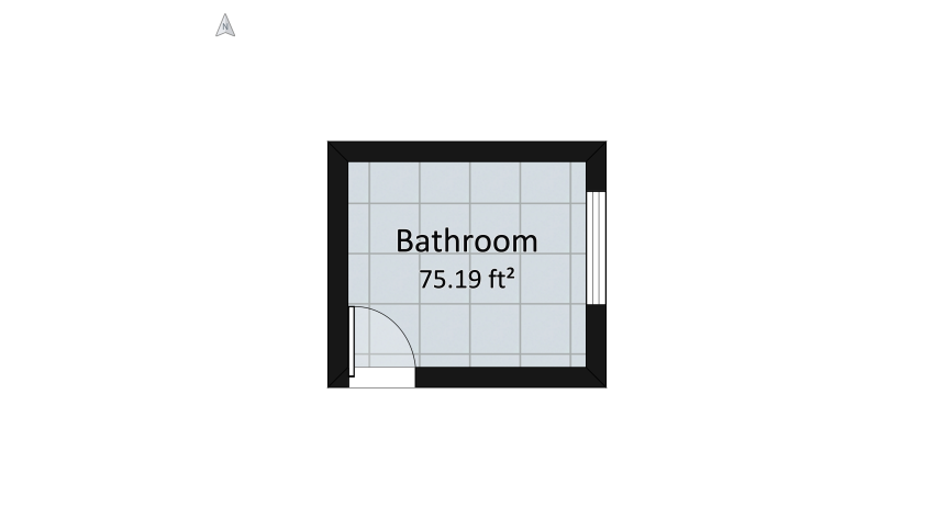 MODRERN BATHROOM floor plan 8.32