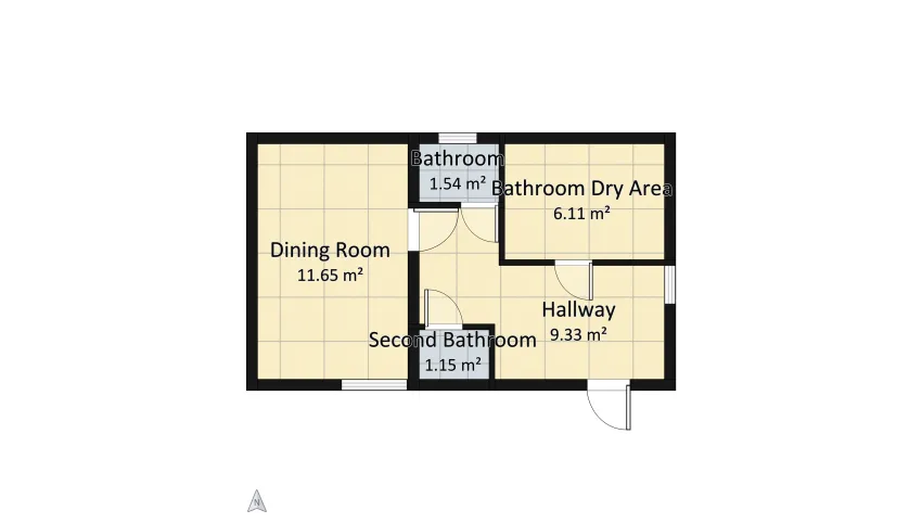Баня floor plan 59.33
