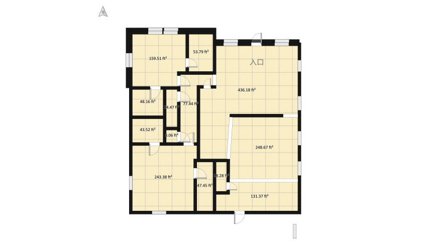 Copper Cottage floor plan 294.32
