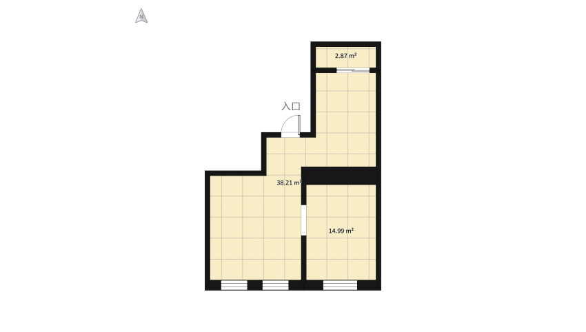 apartment in Sweden floor plan 66.49