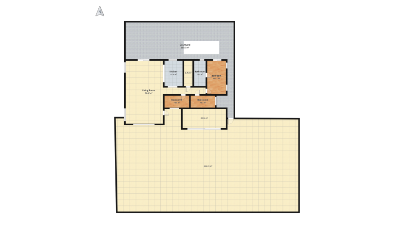 Walter White's House floor plan 743.32