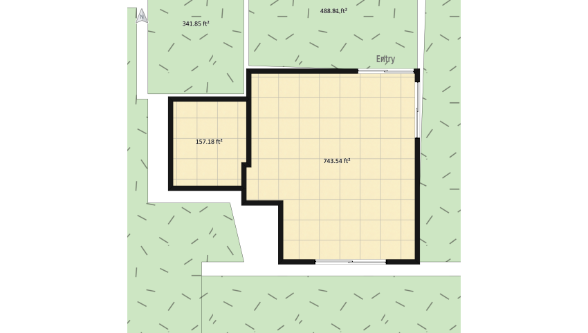 Modern House floor plan 2166.17